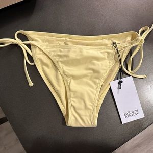 NWT Girlfriend Collective Banana Bikini Bottoms Small